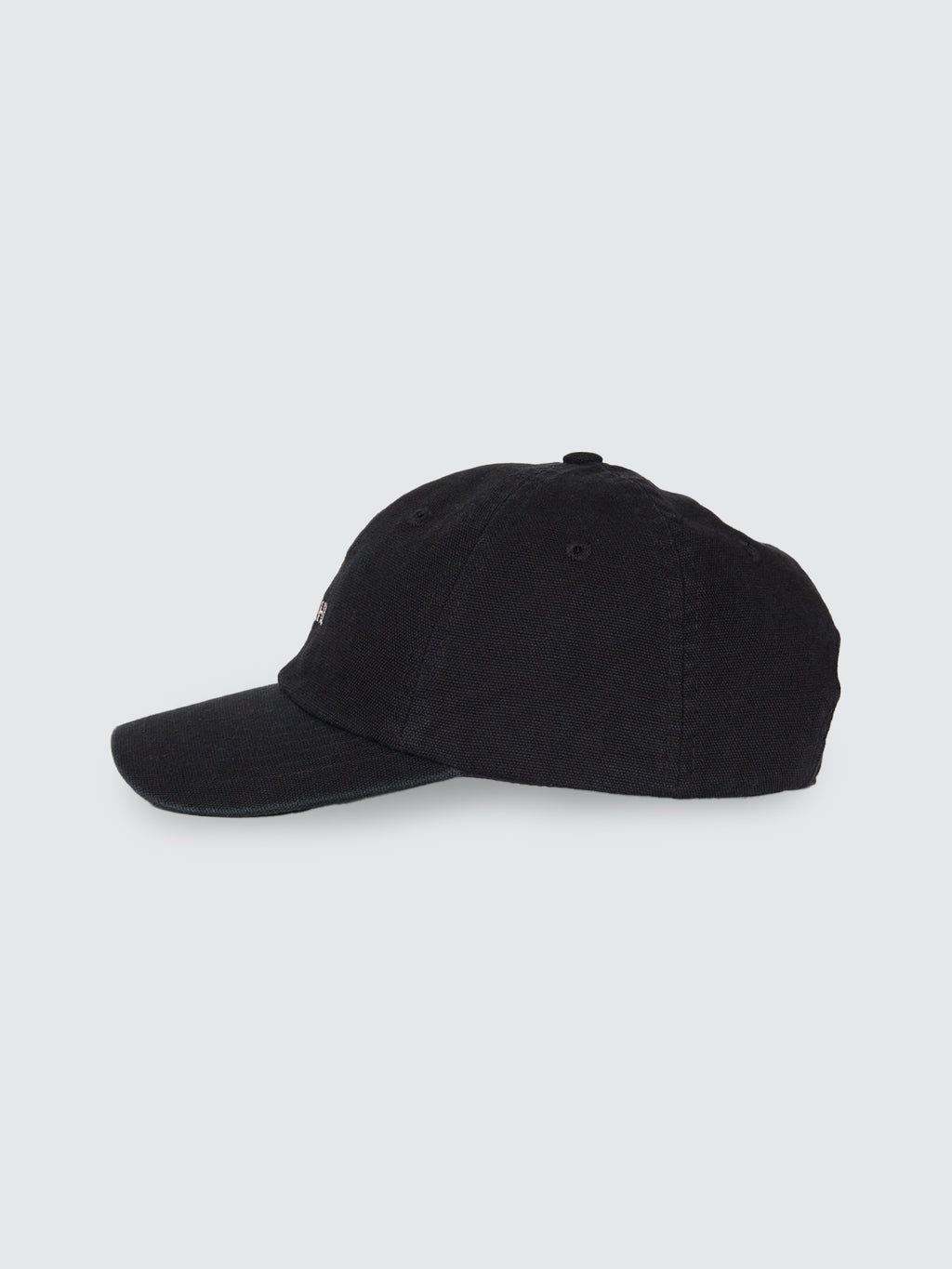 Thrills Co Minimal Thrills 6 Panel Cap - Washed Black in Washed Black