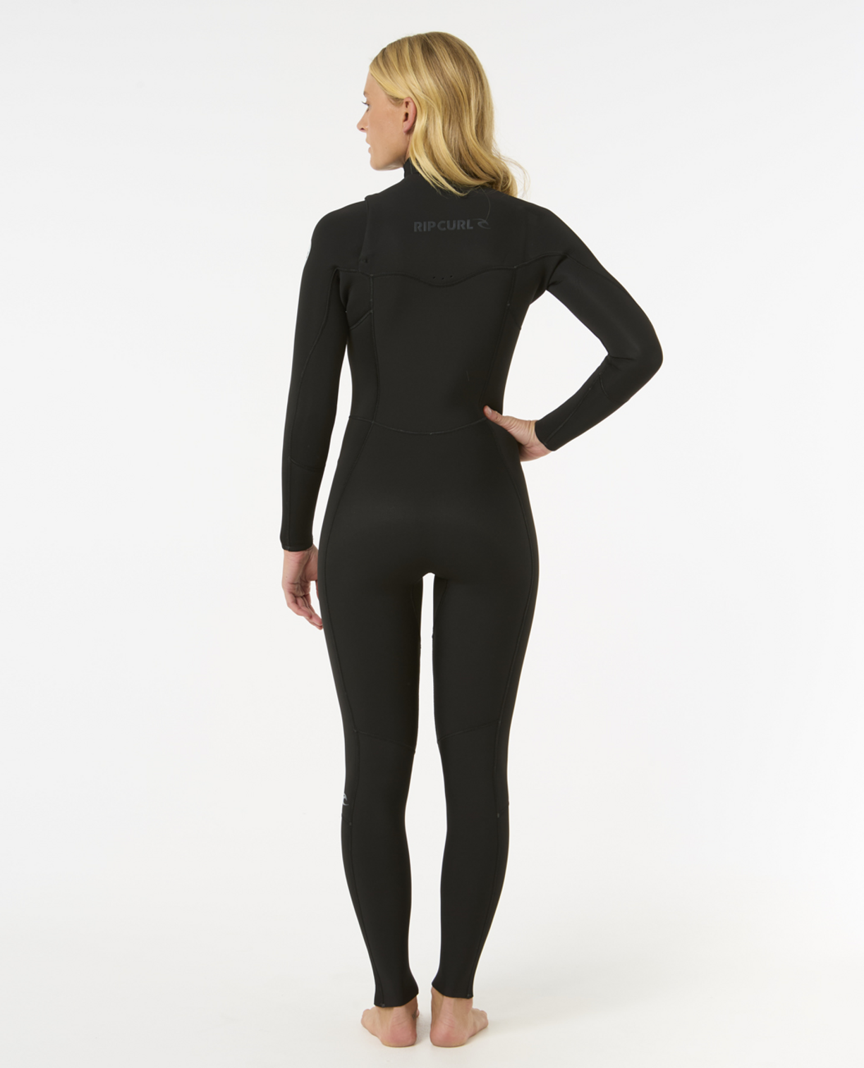 Rip Curl Womens Dawn Patrol 3/2 Chest Zip GB Wetsuit in Black