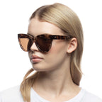 Le Specs LIAR LAIR VOLCANIC TORT in BROWN MONO