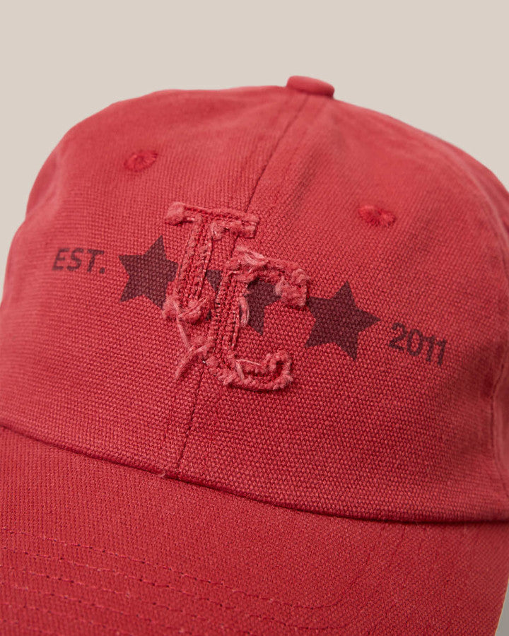 Thrills Champions League 6 Panel Cap - Redwood in Redwood