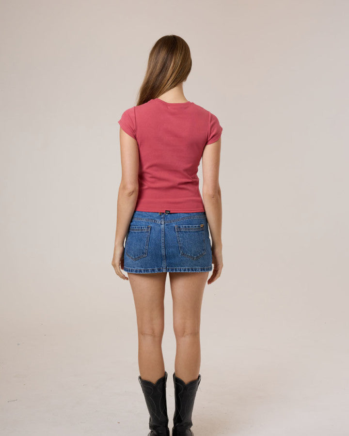 Thrills Champions League Club Tee - Redwood in Redwood