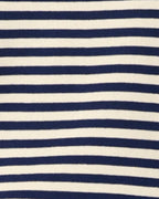 Abrand Jeans Cold Shoulder Knit in BLUE STRIPE