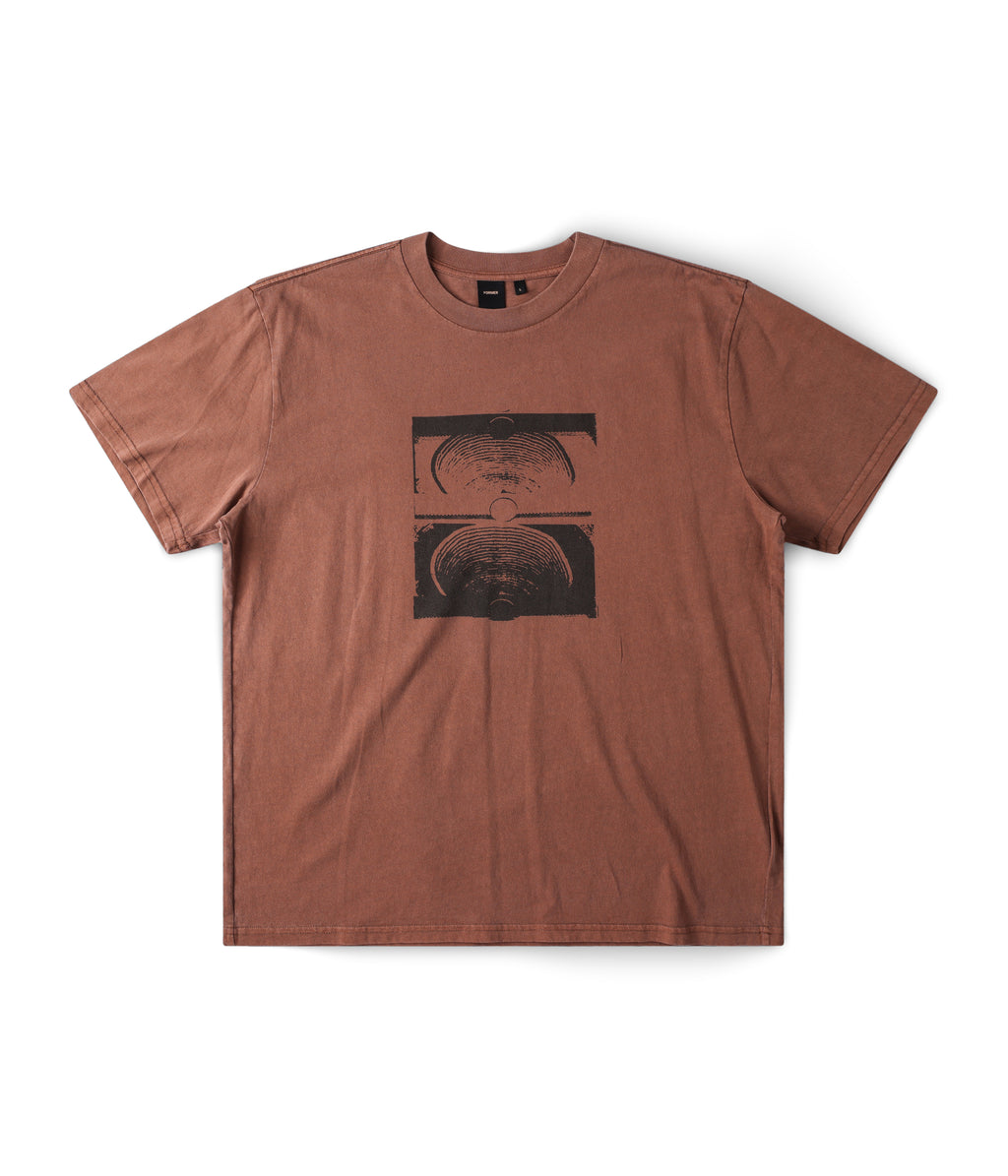 Former Crux Overdye T-Shirt in WASHED BARK