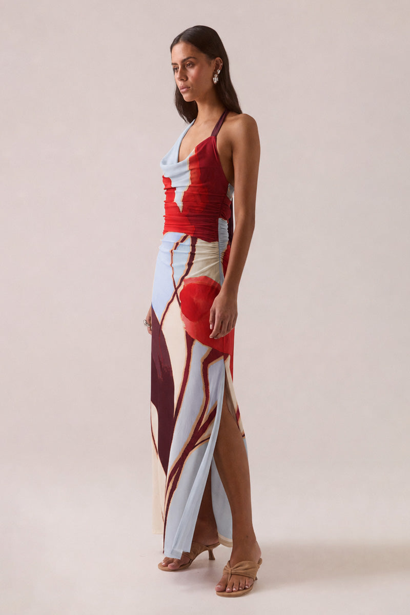 Sovere KALEA DRESS - BLUE BLOOM in Blue Bloom