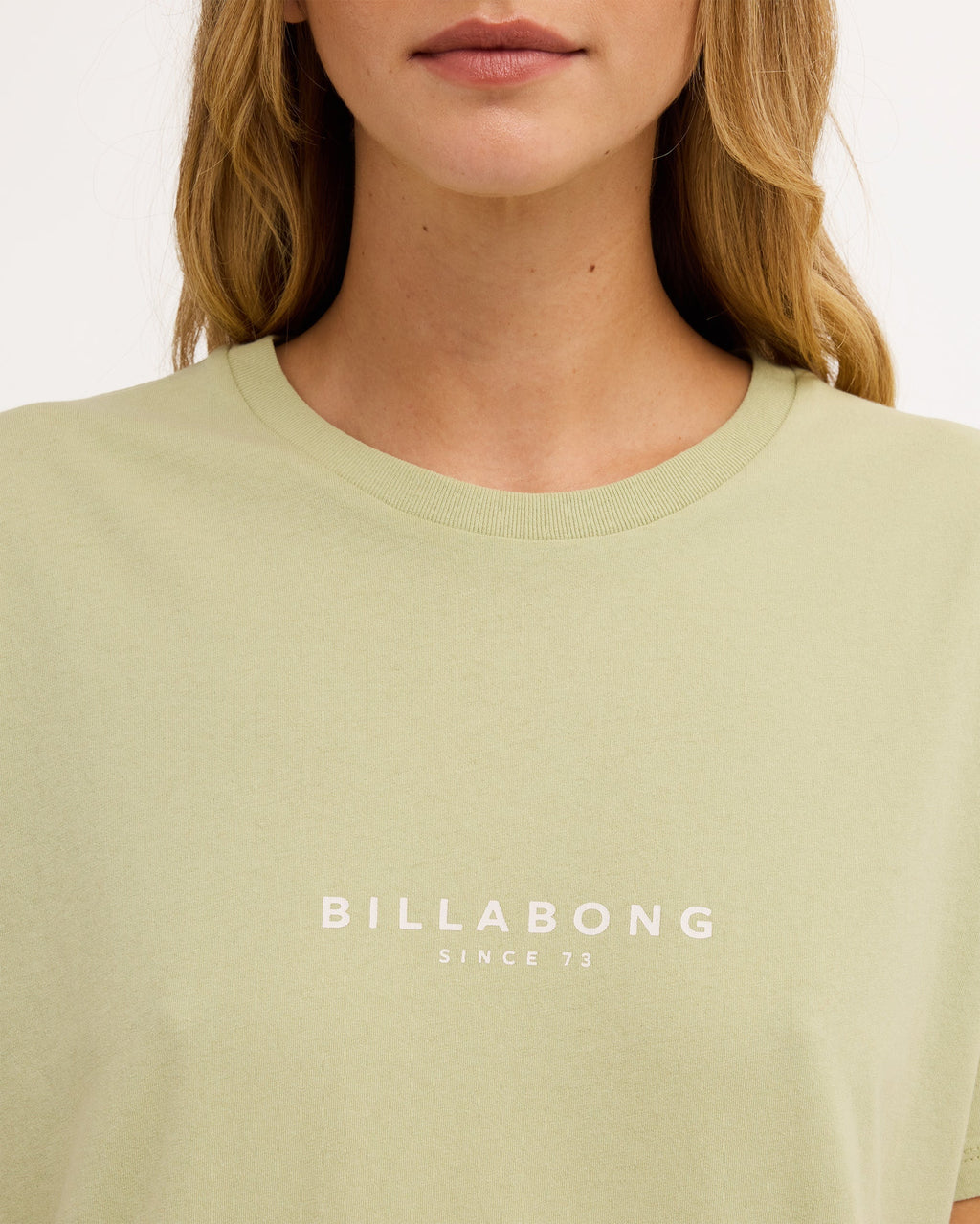 Billabong Womens Pacific T-Shirt in SMOKE GREEN