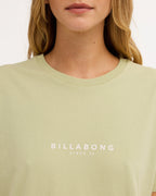 Billabong Womens Pacific T-Shirt in SMOKE GREEN