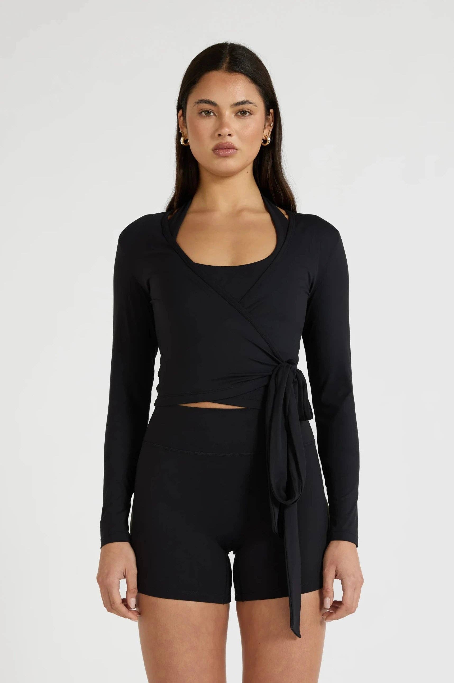 All Fenix Allfenix Cloudcore Lite Long Sleeve Wrap Top in Single