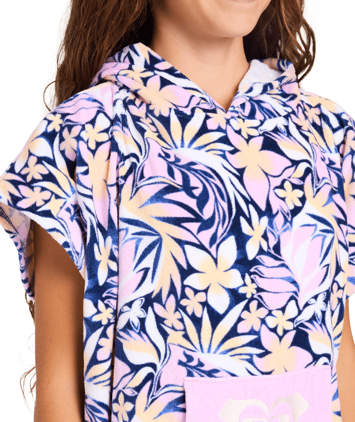 Roxy Girls 8-16 Roxy Vibes Hooded Towel in Marina