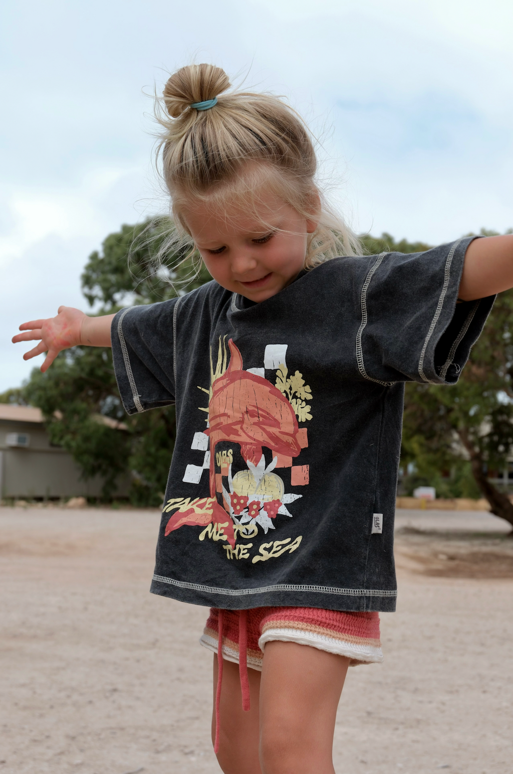 Olas Supply Co SEA CALLING MINI TEE in Single