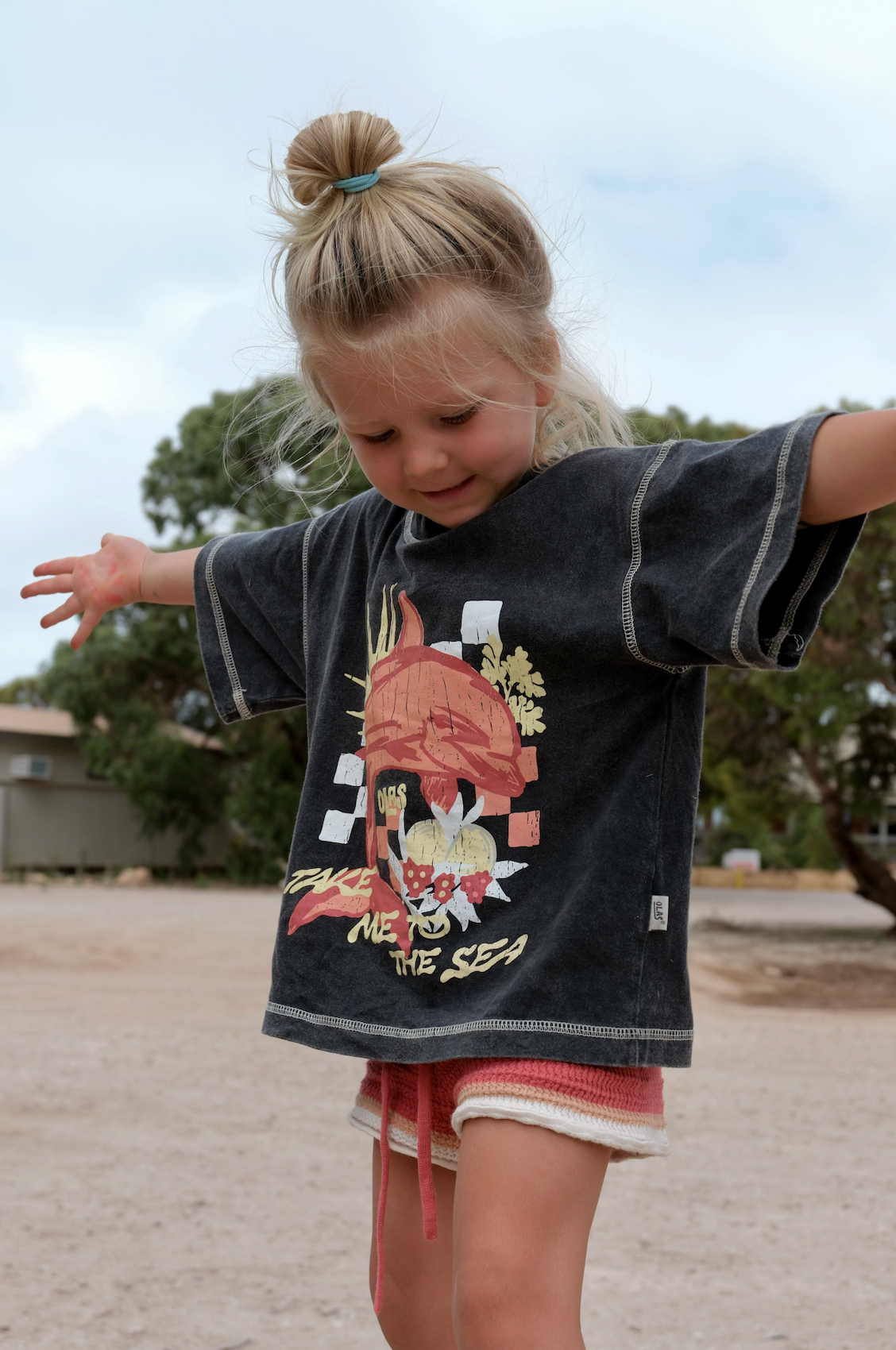 Olas Supply Co SEA CALLING MINI TEE in Single