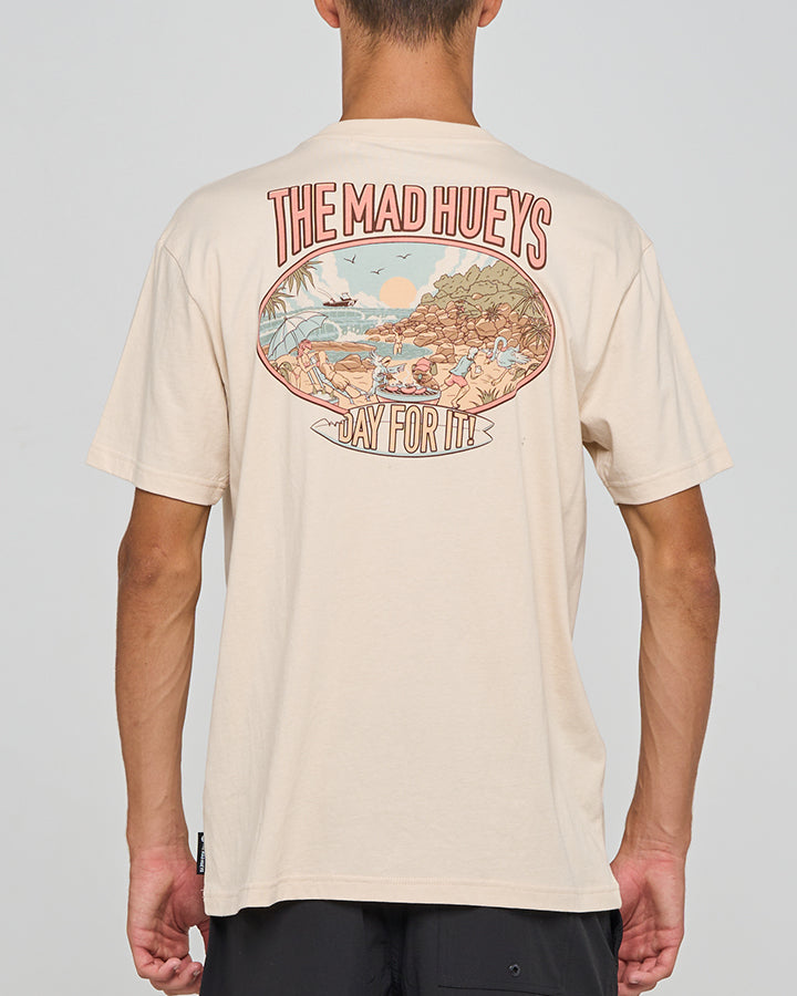 The Mad Hueys Day For It Froggies | Ss Tee - Cement in CEMENT