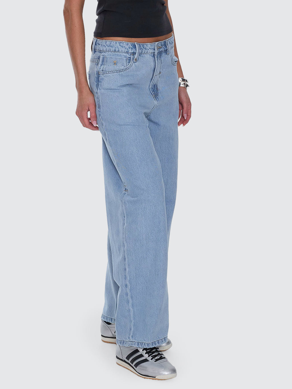 Thrills Co Tony Slouch Low Rise Big Baggy Jean - Ageless Blue in Ageless Blue