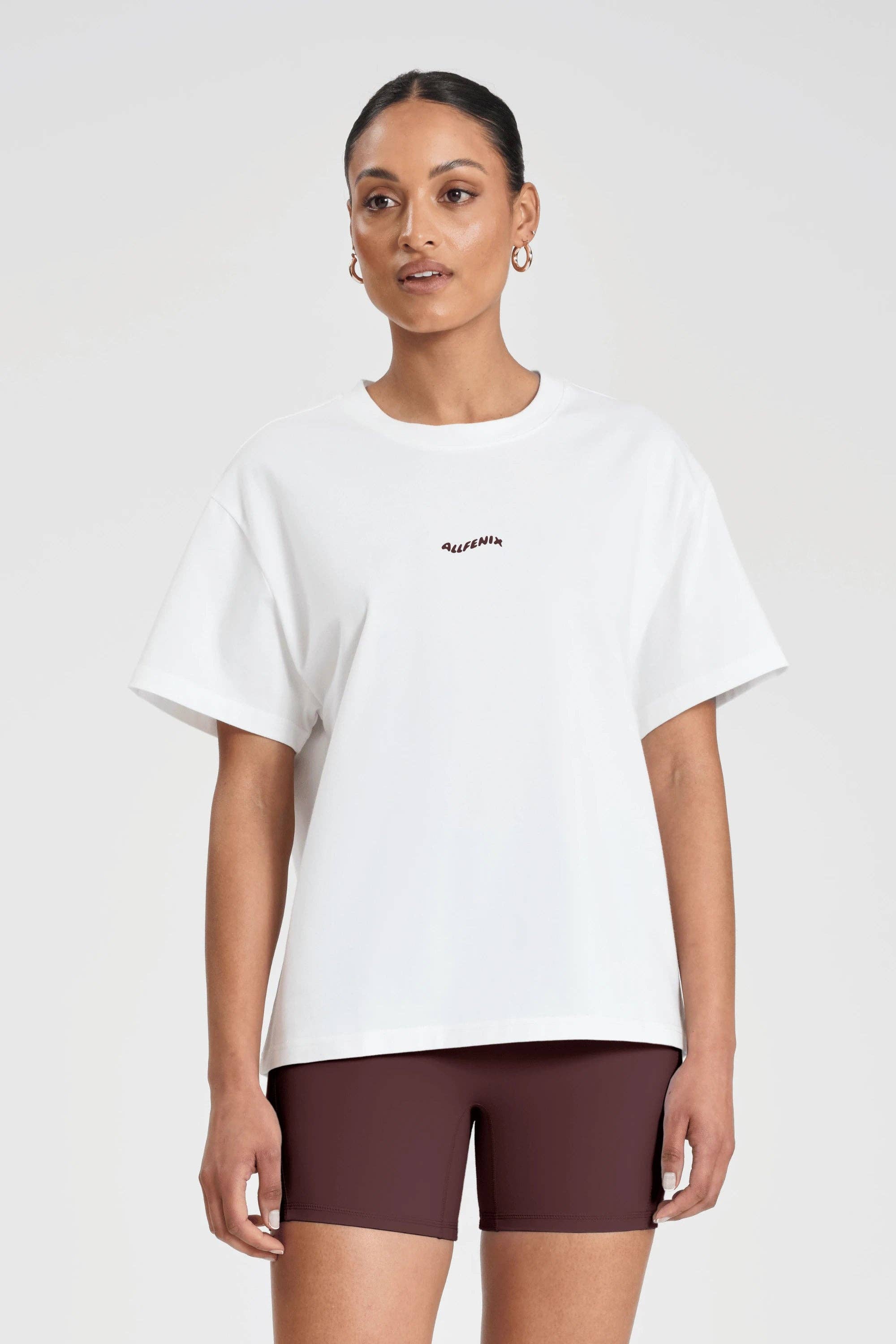 All Fenix Probably At Pilates Tee in Chocolate