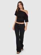 Thrills Co Demi Top - Black in Black
