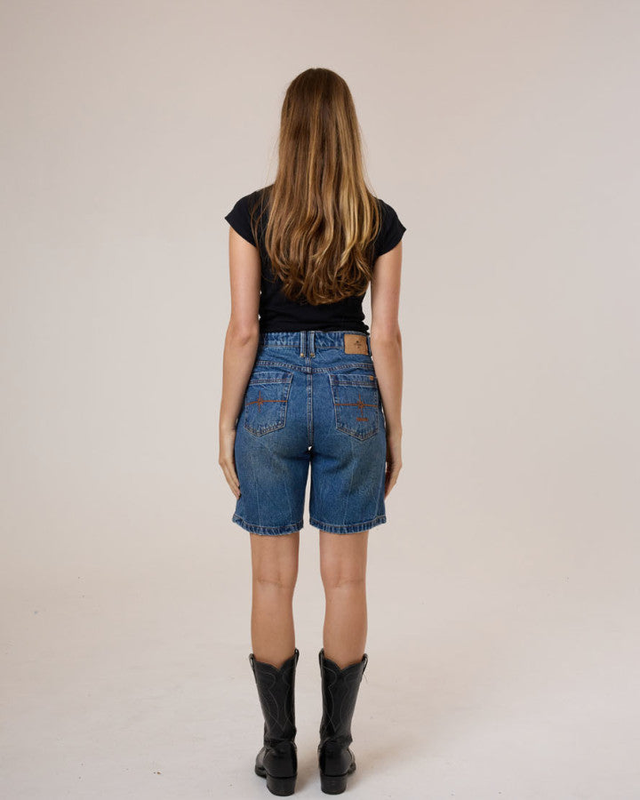 Thrills Dopamine Reagan Slouch Short - Vanish Mid Blue in Vanish Mid Blue