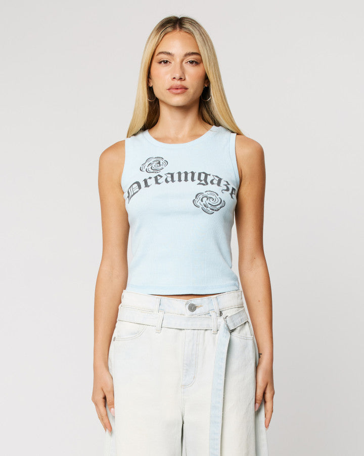 Abrand Jeans Dreamgaze Tank in Y2K BLUE