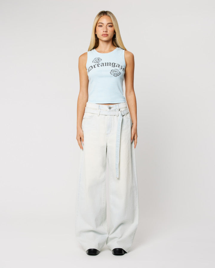 Abrand Jeans Dreamgaze Tank in Y2K BLUE
