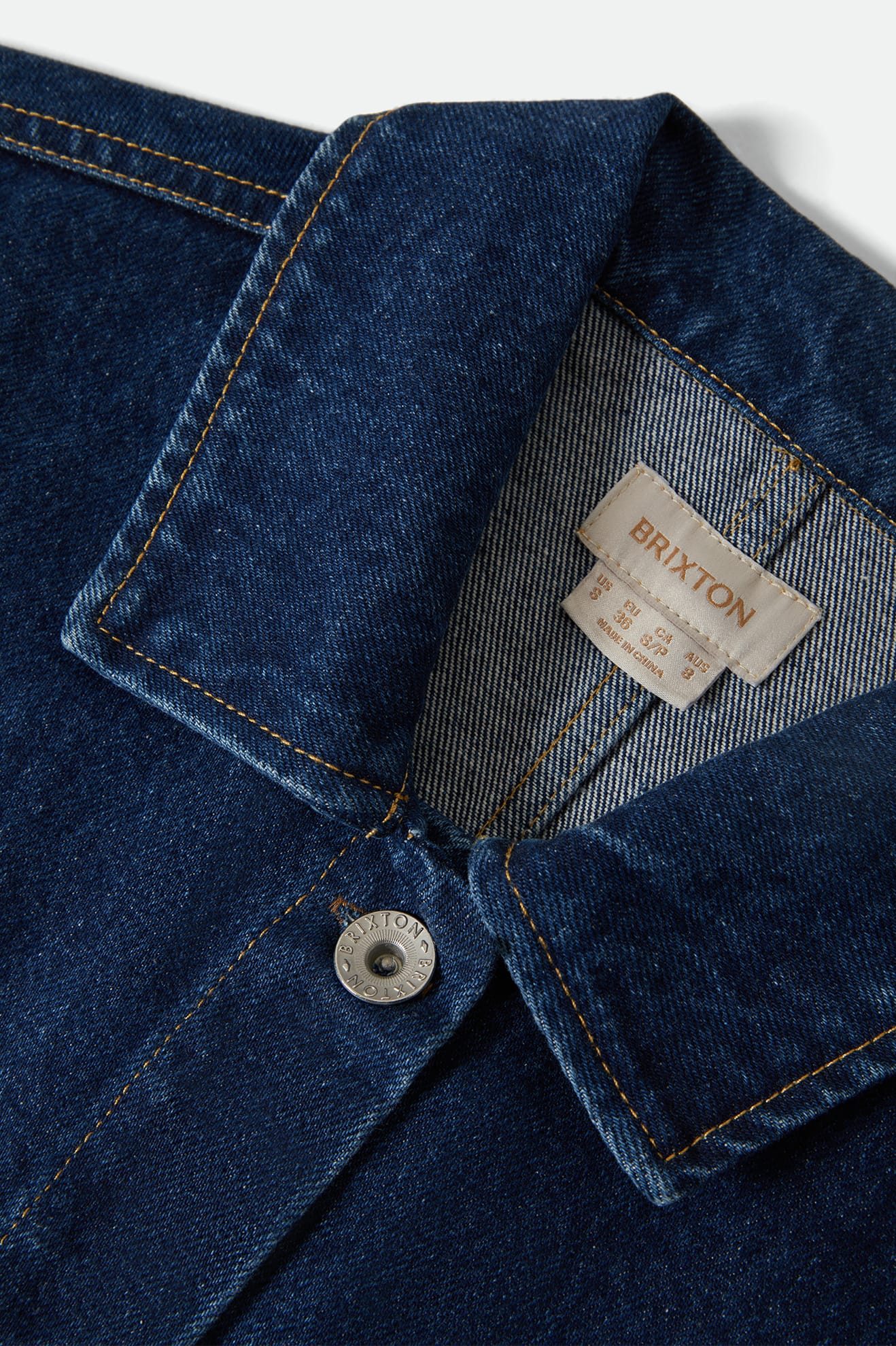 Brixton Durham Shirt Jacket in RINSE DENIM