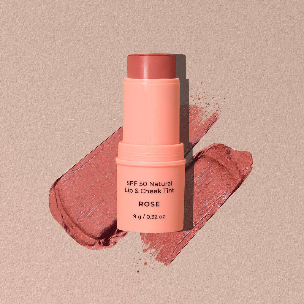 Avocado Zinc Spf 50 Natural Lip & Cheek Tint in Red Earth