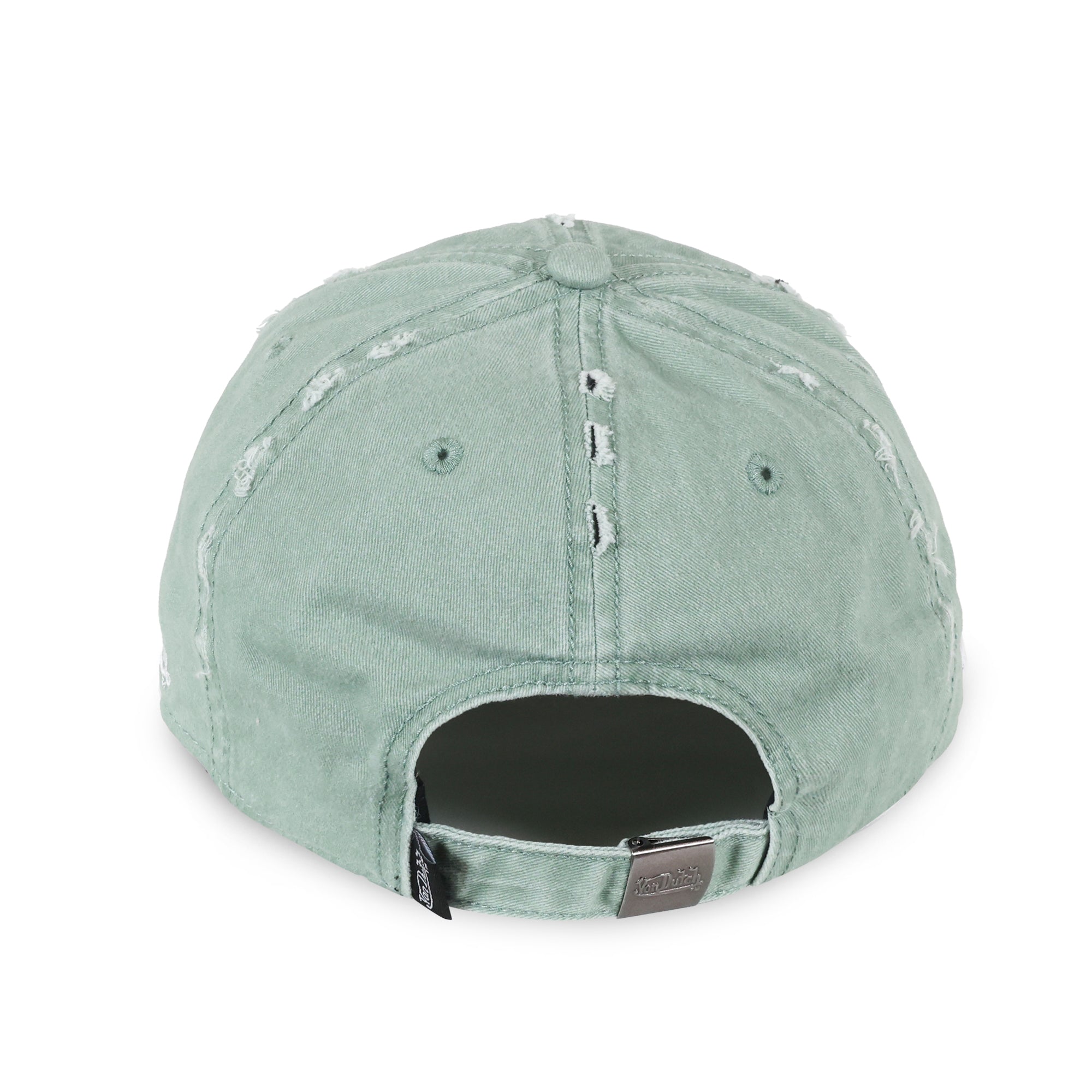 Von Dutch Chain Stitch Sage Dad Cap in sage