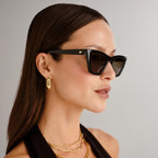 Le Specs VELODROME BLACK in KHAKI MONO