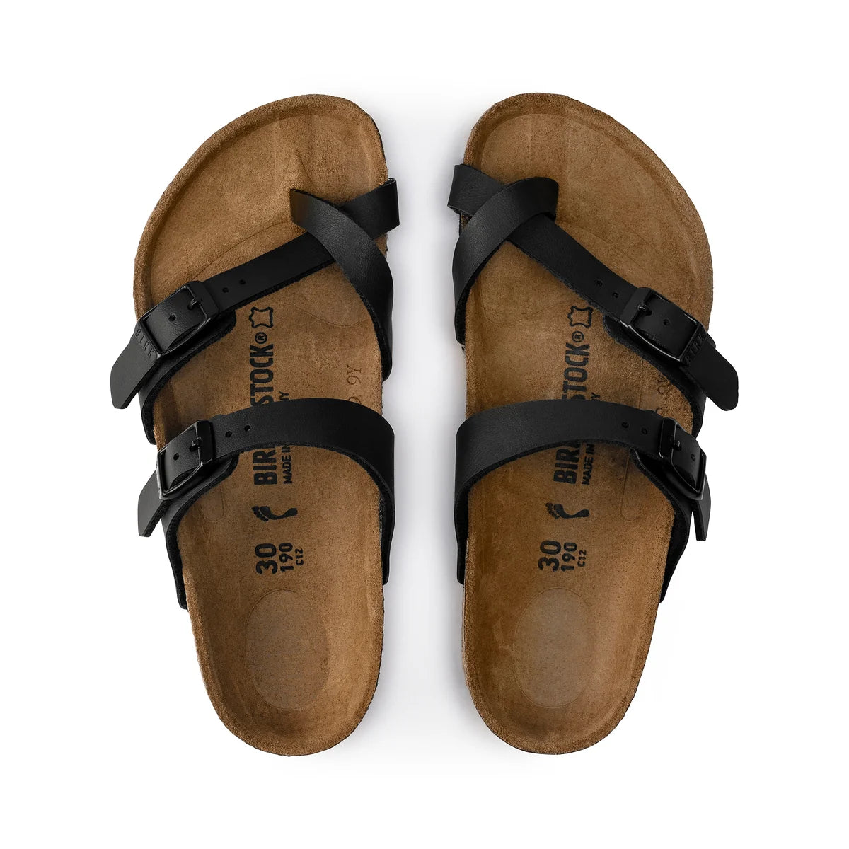 Birkenstock Mayari Kids Black Birko-Flor Narrow in Black