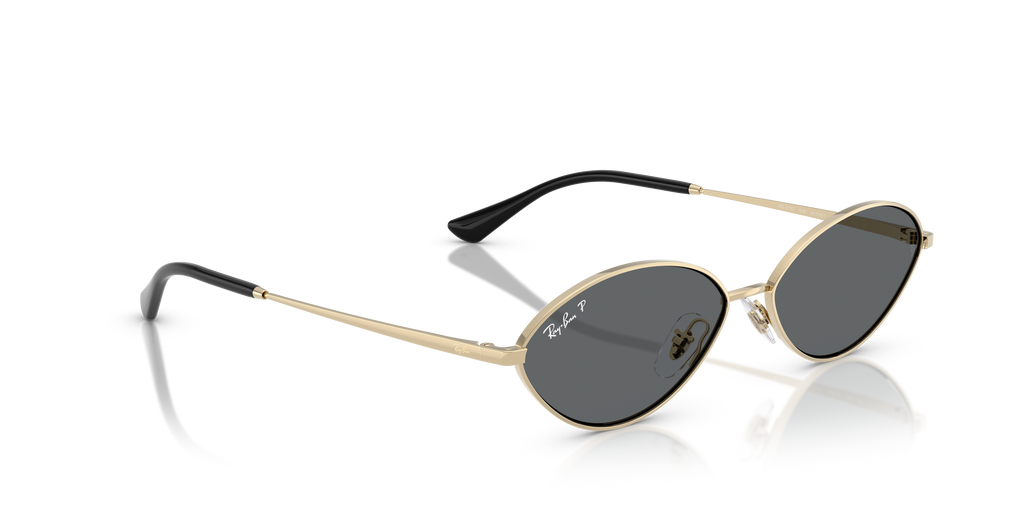 Ray-Ban® KAI PALE GOLD DARK GREY POLAR in Pale Gold