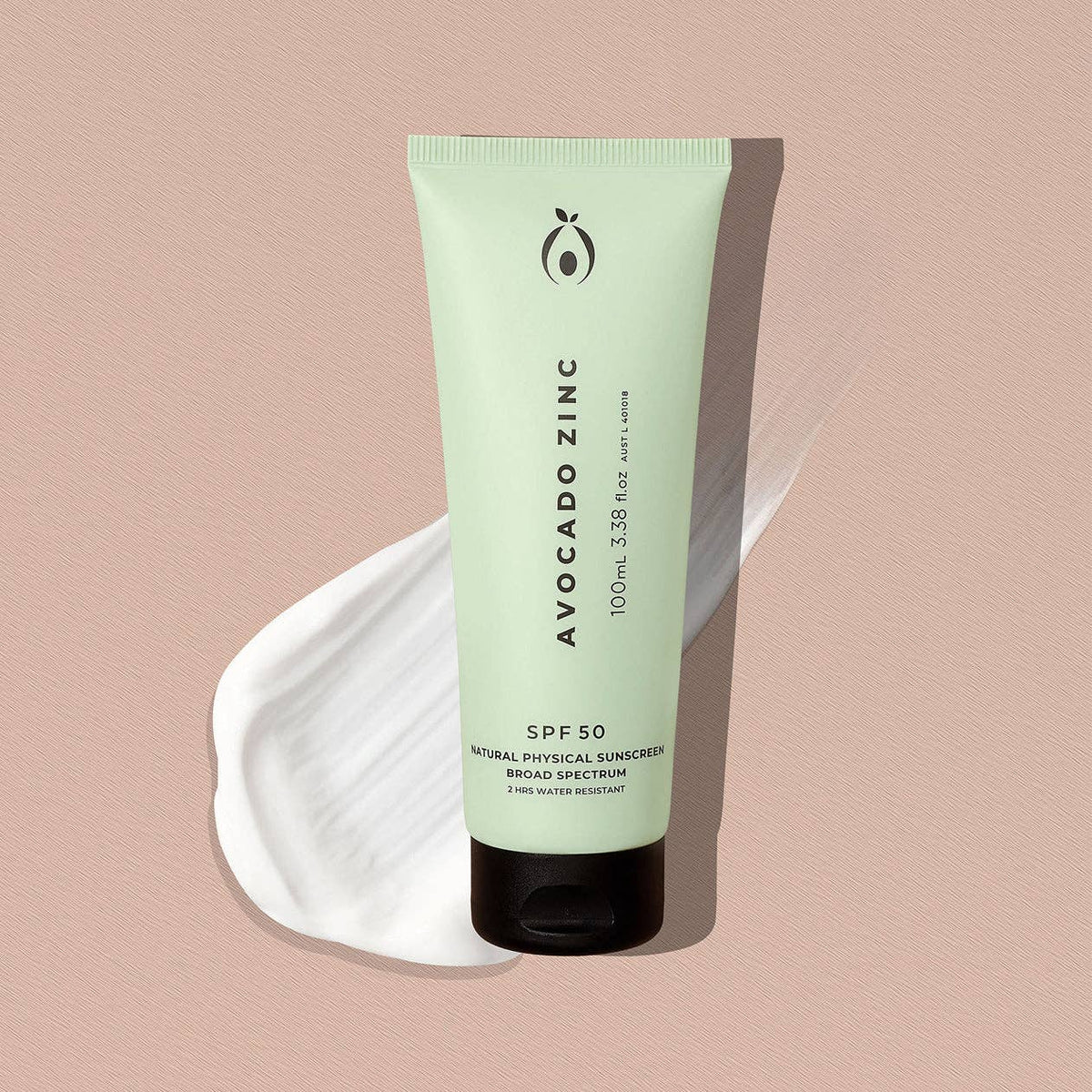 Avocado Zinc Spf 50 Natural Physical Sunscreen in Single