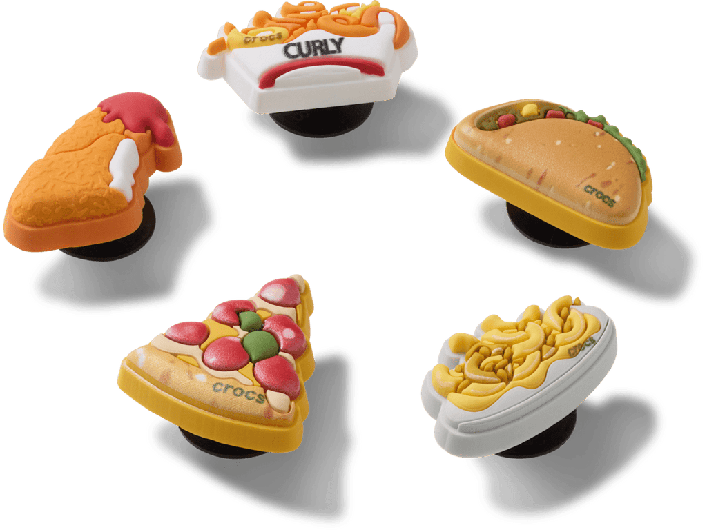 Crocs Favorite Foods 5 Pack in Single