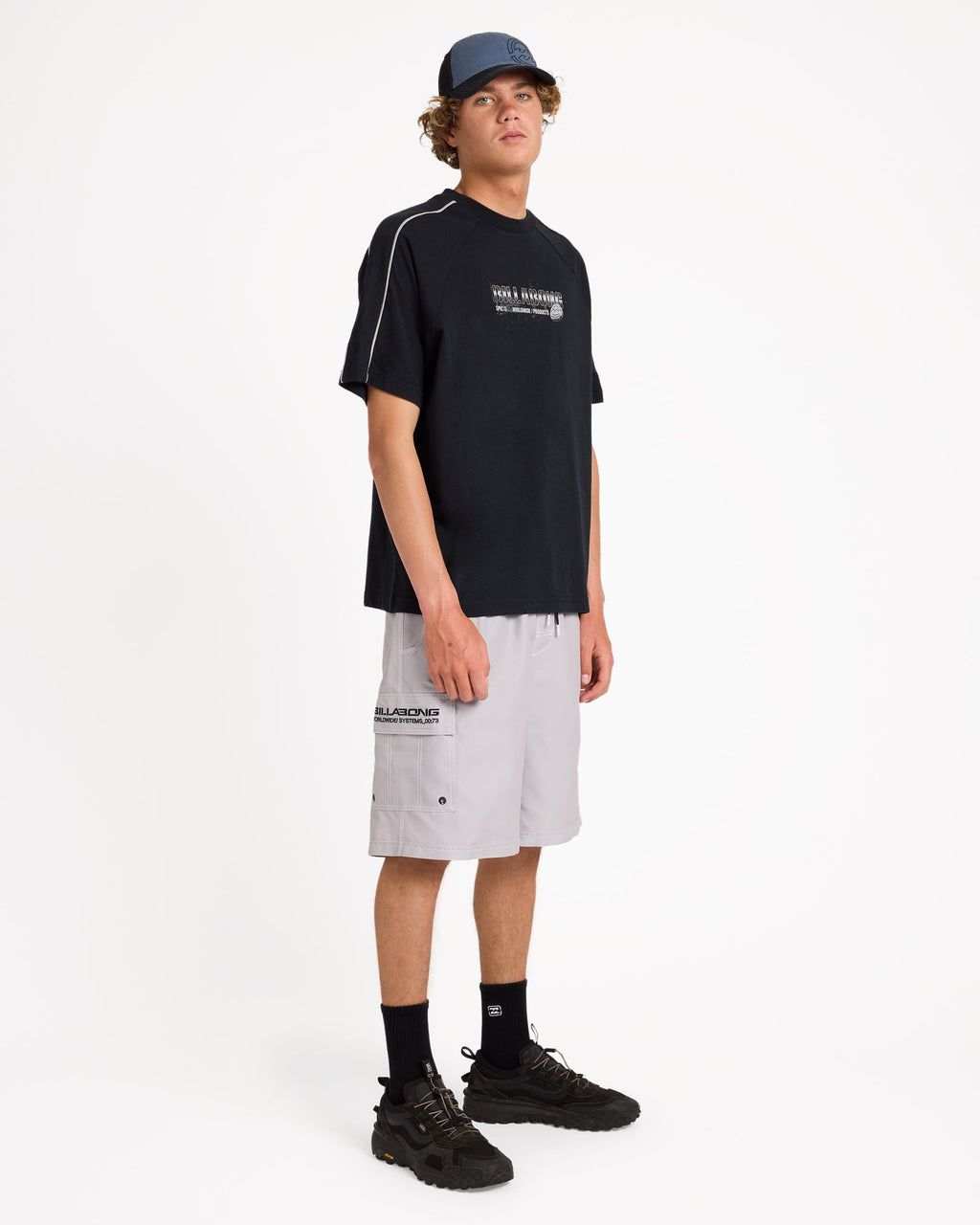 Billabong Mens Throw On 22" Boardshorts in ASH