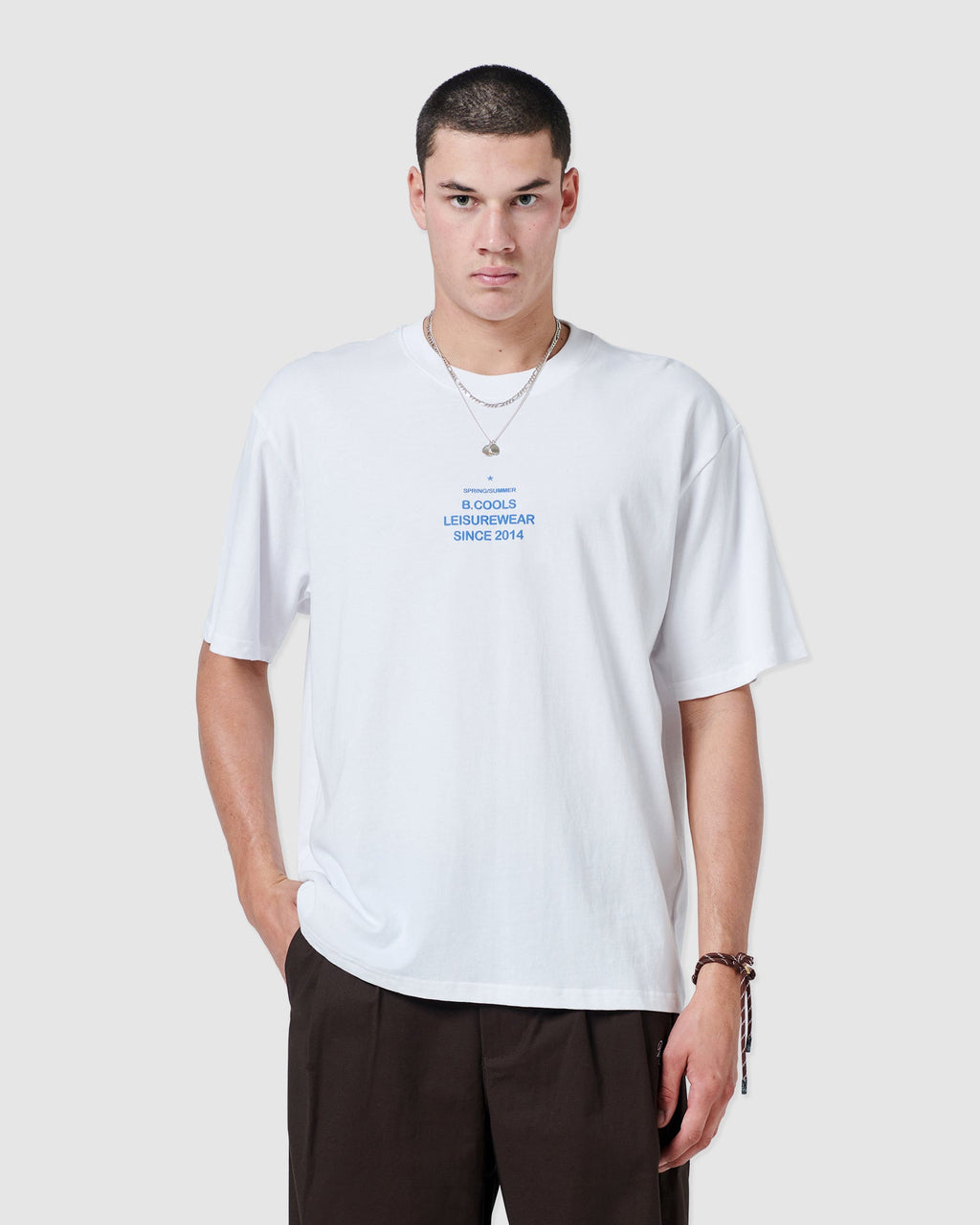 B. Cools fiasco t-shirt white in Single