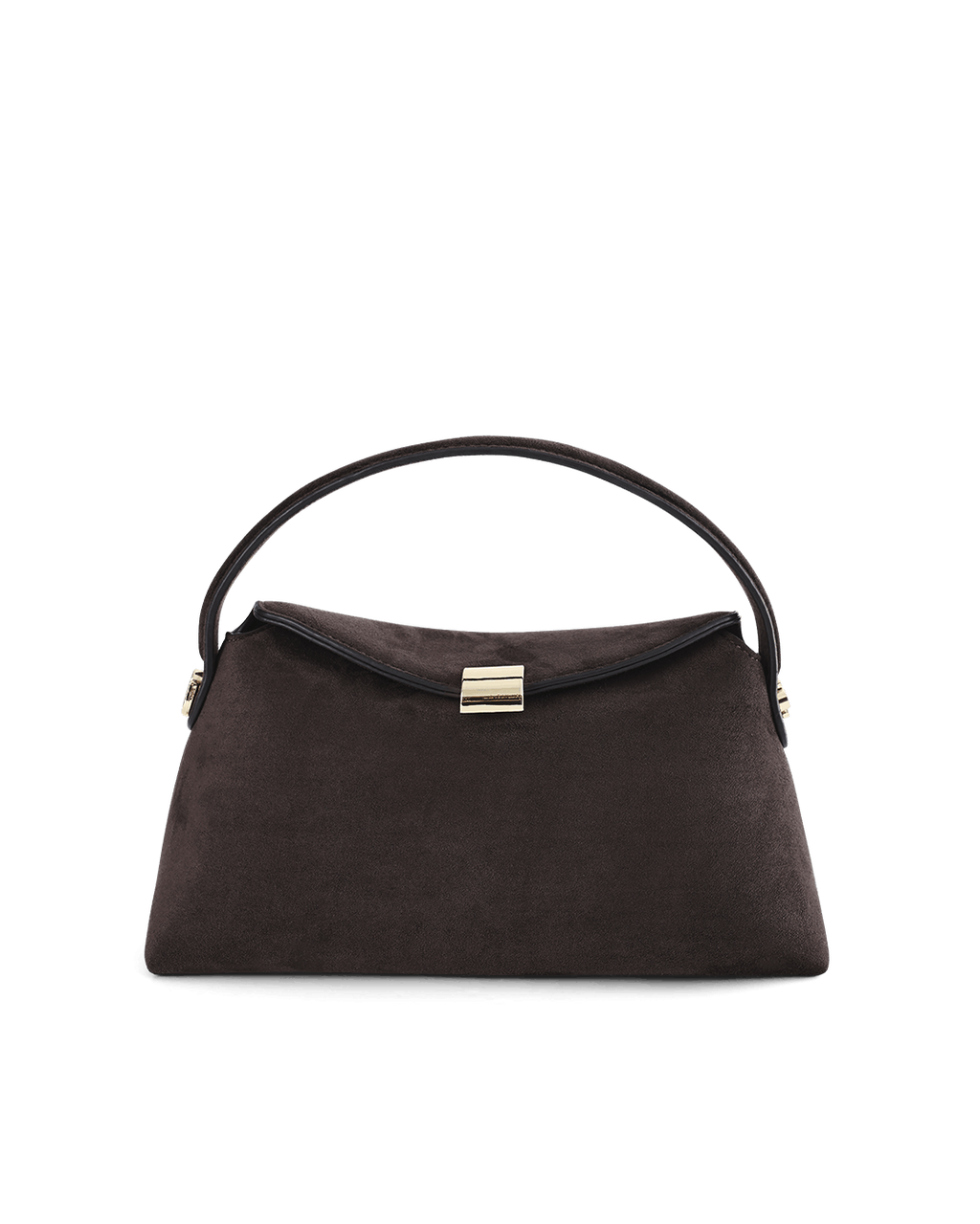 Billini ANNALISE HANDLE BAG in DARK CACAO SUEDE