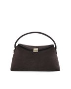 Billini ANNALISE HANDLE BAG in DARK CACAO SUEDE