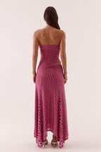 Sovere ZURI STRAPLESS TOP - MAUVE in MAUVE
