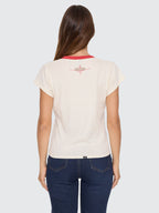 Thrills Co High Noon Slash Tee - Heritage White in Heritage White
