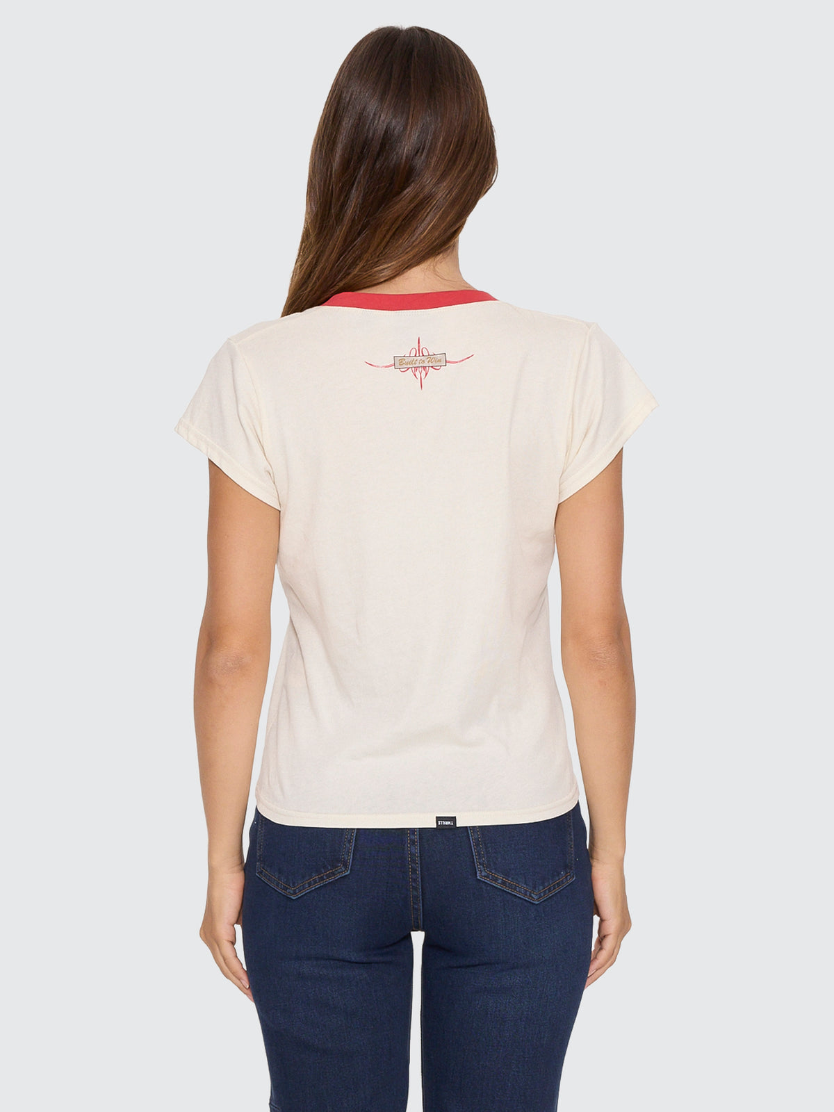 Thrills Co High Noon Slash Tee - Heritage White in Heritage White
