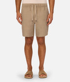 Industrie The Marina Linen Short - Moss in MOSS