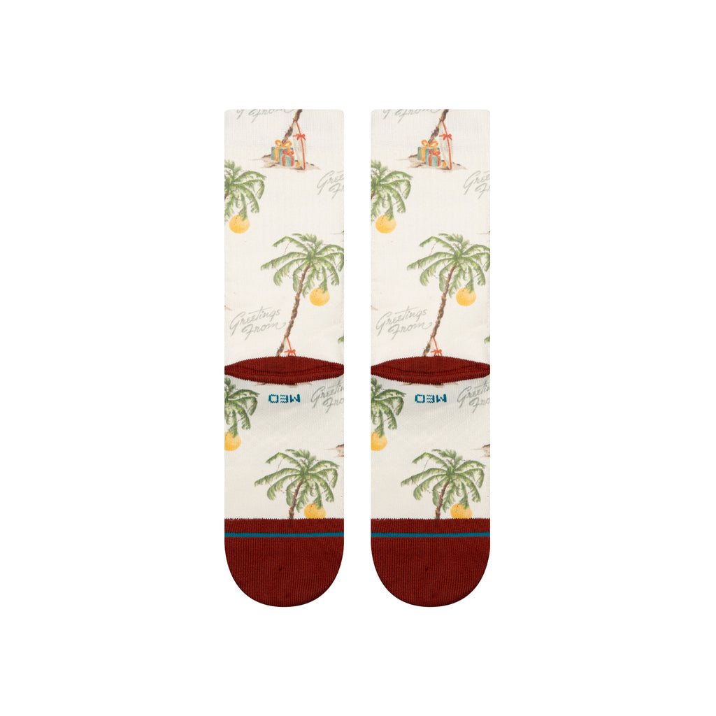 Stance GREETINGS FROM CREW SOCKS in CANVAS