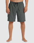 Billabong Mens Immortal Throw On Boardshorts in SLATE GREEN