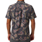 O'Neill Upf Slub Standard Ss Woven Shirt in BLK BLACK