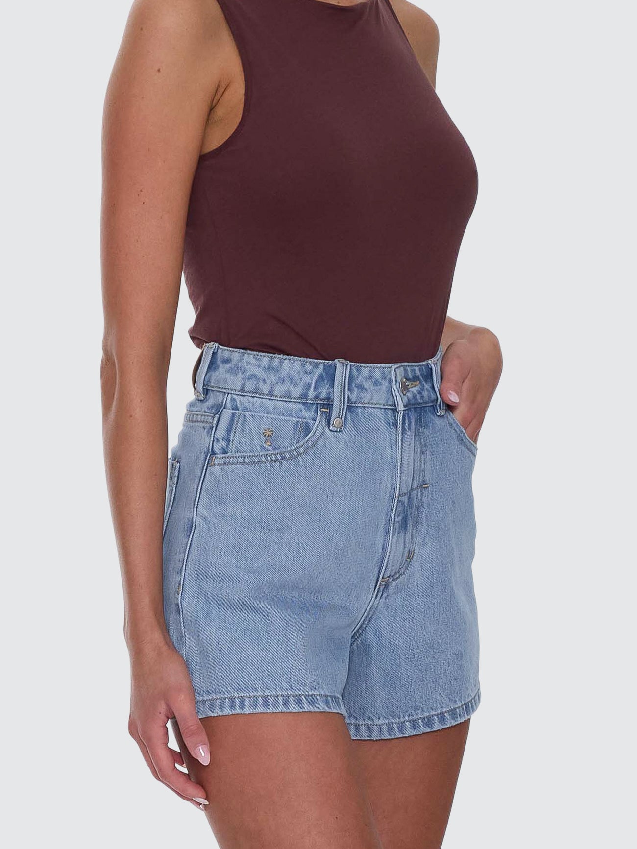 Thrills Co Erica High Rise Short - Ageless Blue in Ageless Blue