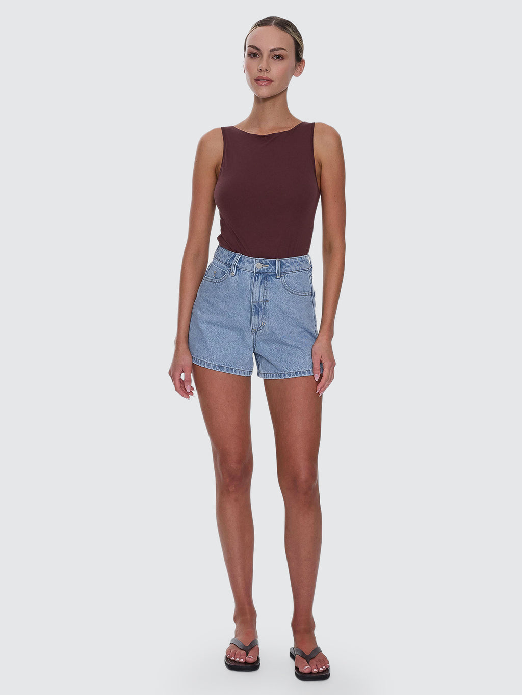 Thrills Co Erica High Rise Short - Ageless Blue in Ageless Blue