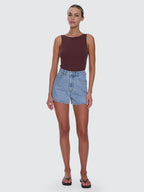 Thrills Co Erica High Rise Short - Ageless Blue in Ageless Blue