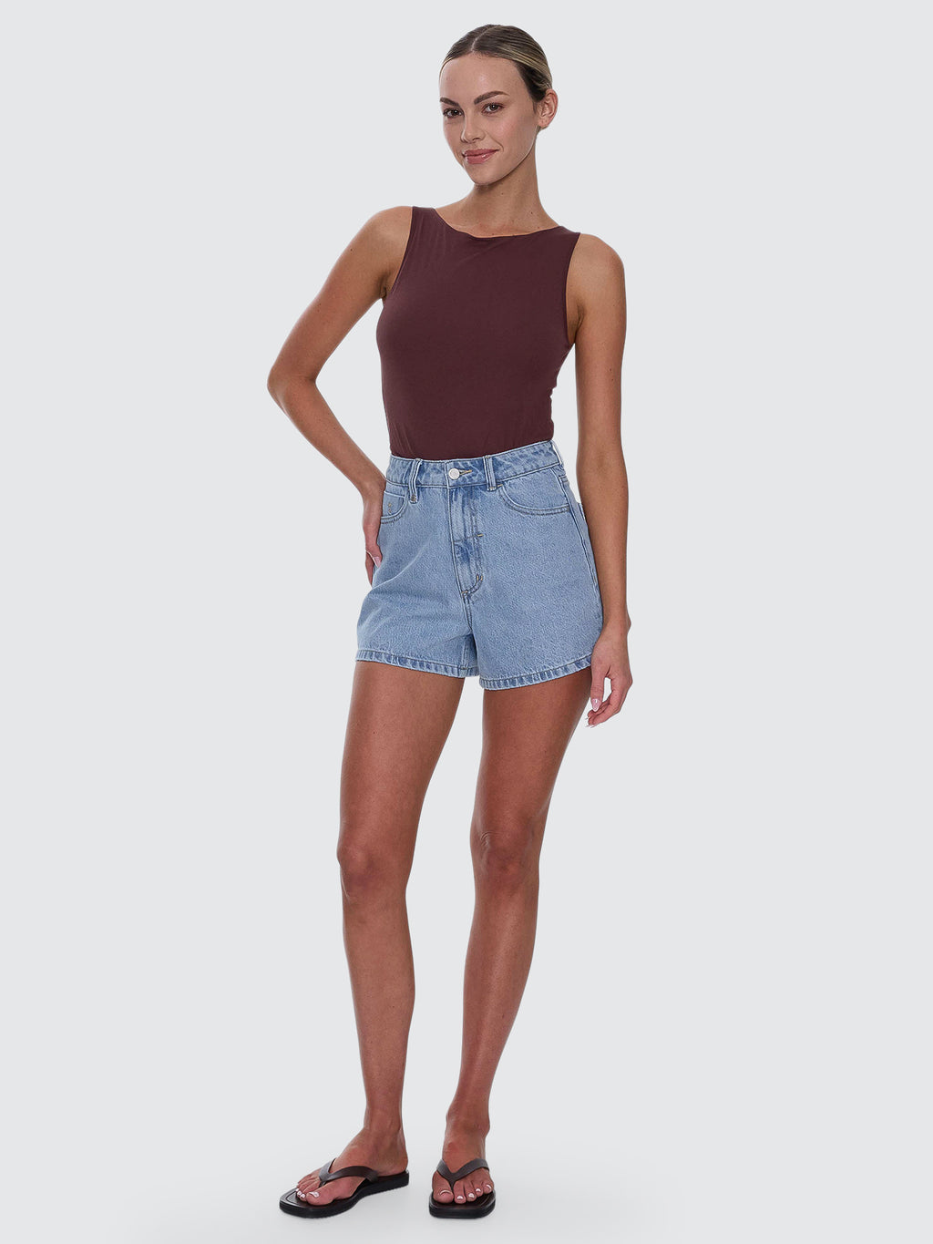 Thrills Co Erica High Rise Short - Ageless Blue in Ageless Blue