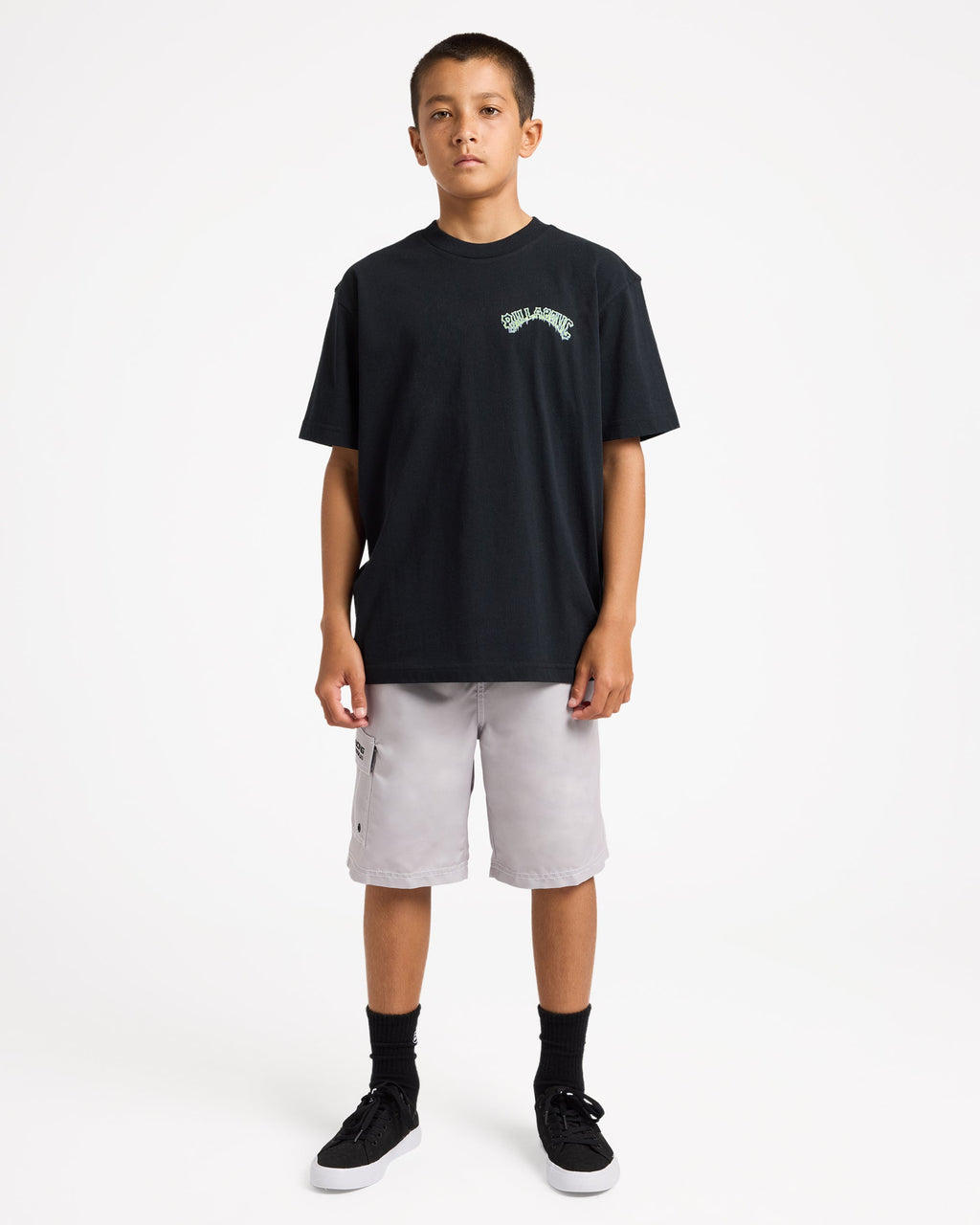 Billabong Boys 8-16 Throw On 19" Boardshorts in ASH