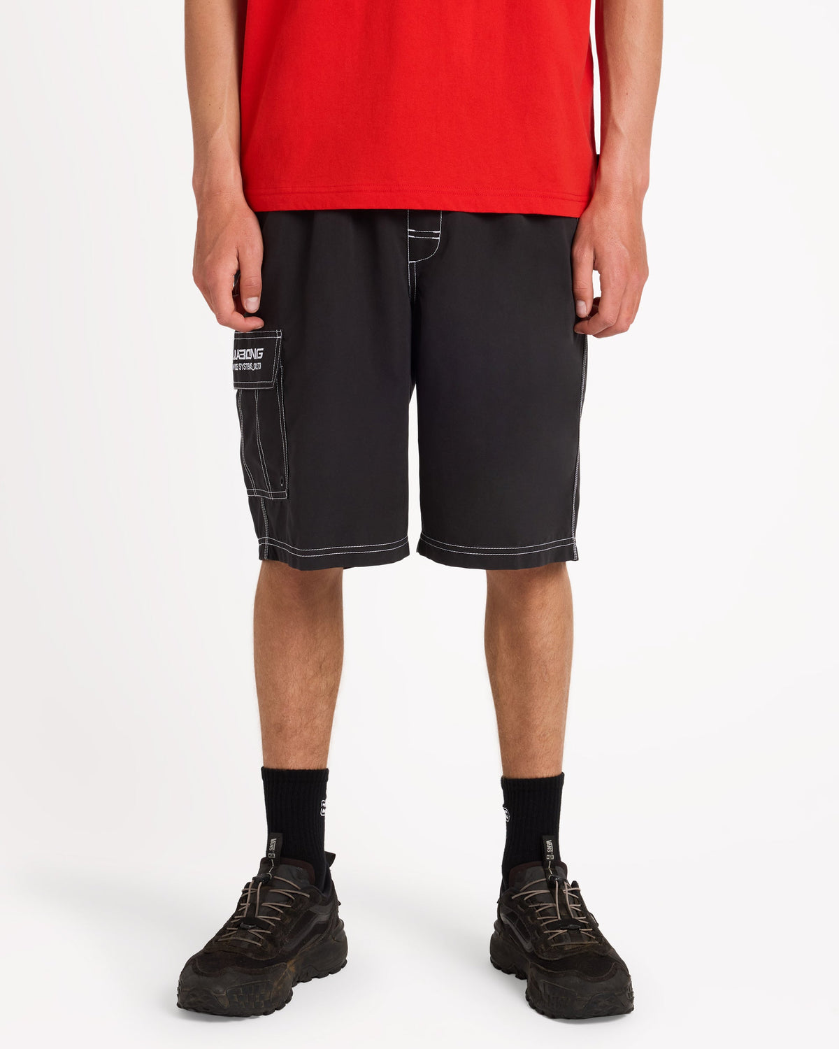 Billabong Mens Throw On 22" Boardshorts in Black