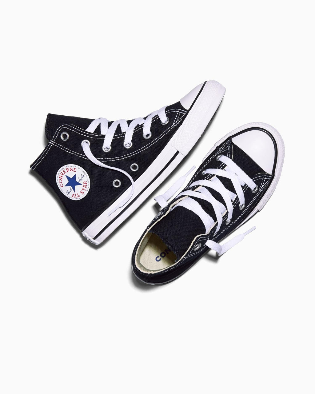 Converse Chuck Taylor All Star Junior High Top Black in Black