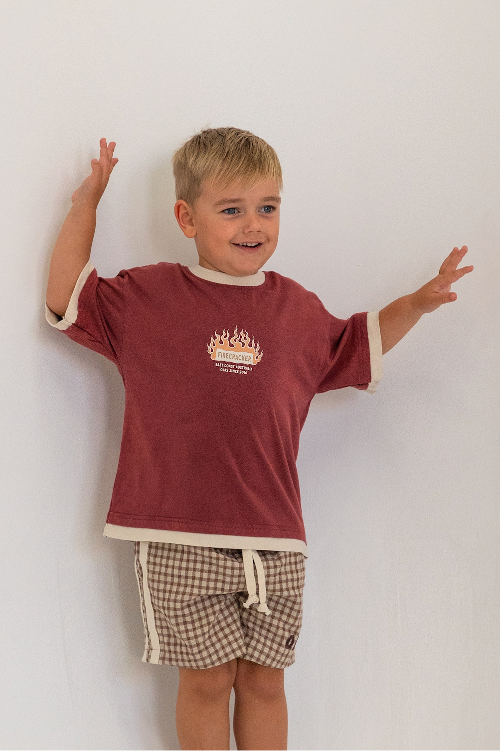 Olas Supply Co FIRE CRACKER MINI TEE in Single