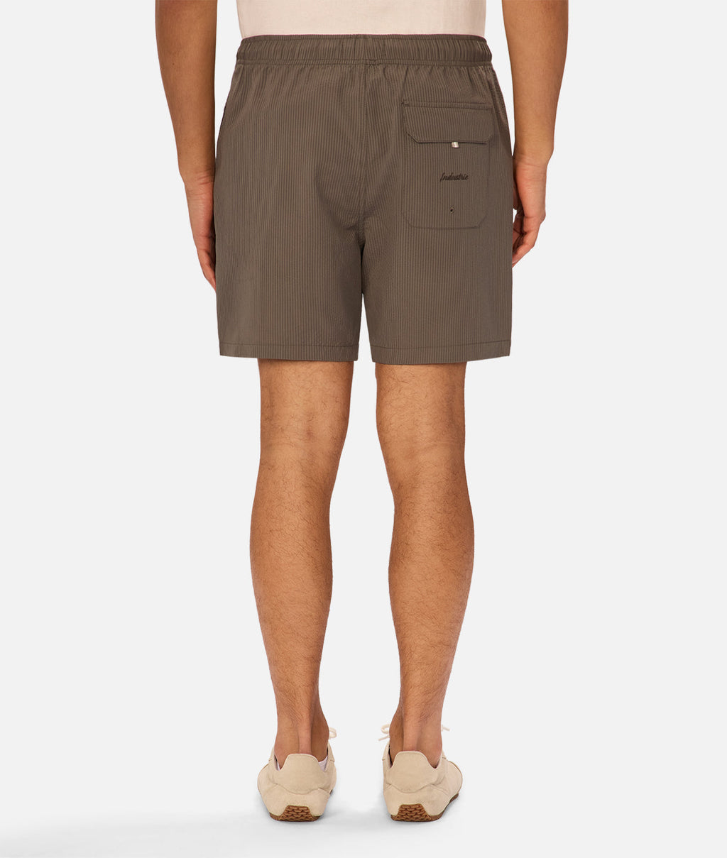 Industrie The New Seersucker Swim Short - Oregano in OREGANO