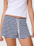 Thrills Co Idle Hands Short - Heritage Navy Stripe in Heritage Navy Stripe